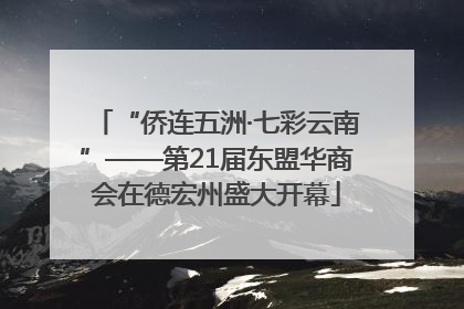 “侨连五洲·七彩云南”——第21届东盟华商会在德宏州盛大开幕