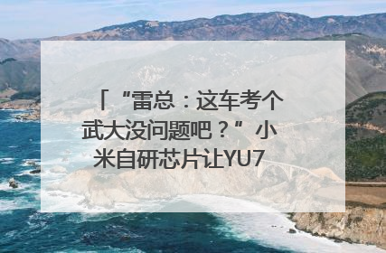 “雷总：这车考个武大没问题吧？”小米自研芯片让YU7会学习｜汽车科技
