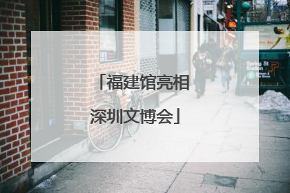福建馆亮相深圳文博会