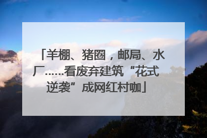 羊棚、猪圈，邮局、水厂……看废弃建筑“花式逆袭”成网红村咖