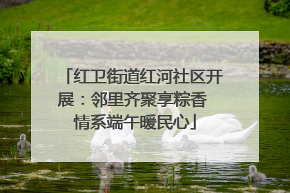 红卫街道红河社区开展：邻里齐聚享粽香 情系端午暖民心