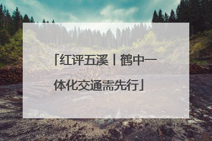 红评五溪丨鹤中一体化交通需先行