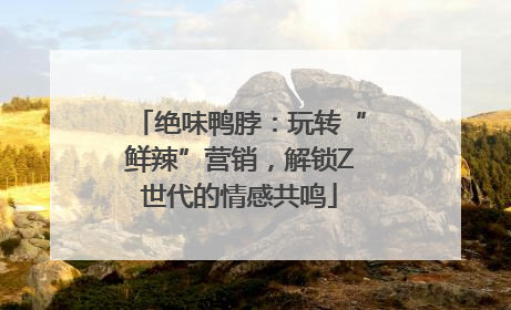 绝味鸭脖：玩转“鲜辣”营销，解锁Z世代的情感共鸣