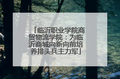 临沂职业学院商贸物流学院：为临沂商城向新向前培养排头兵主力军