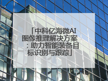中科亿海微AI图像推理解决方案：助力智能装备目标识别与跟踪