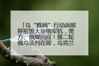 乌“蛛网”行动战报称摧毁大量俄军机，美方、俄媒回应！第二轮俄乌谈判在即，乌克兰提出三大诉求