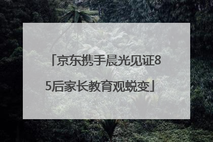 京东携手晨光见证85后家长教育观蜕变