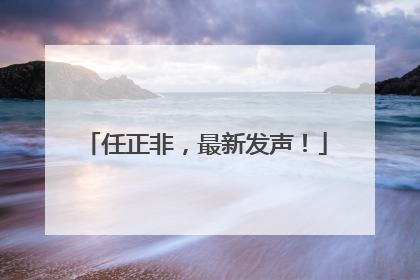 任正非，最新发声！