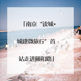 南京“读城•城建微旅行”首站走进颐和路