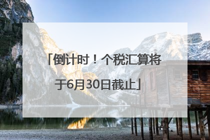 倒计时！个税汇算将于6月30日截止