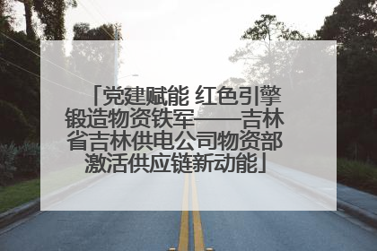 党建赋能 红色引擎锻造物资铁军——吉林省吉林供电公司物资部激活供应链新动能