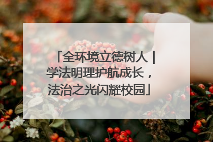 全环境立德树人｜学法明理护航成长，法治之光闪耀校园