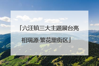 六汪镇三大主题展台亮相瑞源·繁花里街区