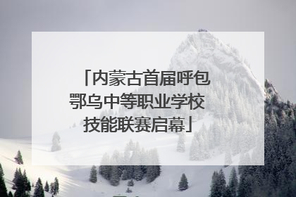 内蒙古首届呼包鄂乌中等职业学校技能联赛启幕