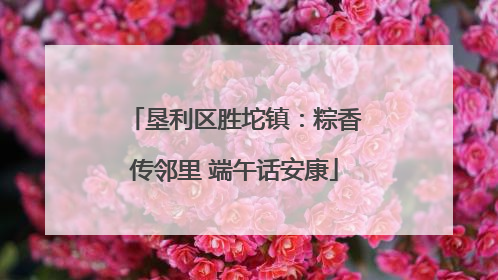 垦利区胜坨镇：粽香传邻里 端午话安康