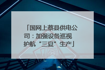 国网上蔡县供电公司：加强设备巡视 护航“三夏”生产