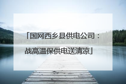 国网西乡县供电公司：战高温保供电送清凉