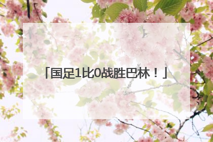 国足1比0战胜巴林！