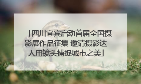 四川宜宾启动首届全国摄影展作品征集 邀请摄影达人用镜头捕捉城市之美