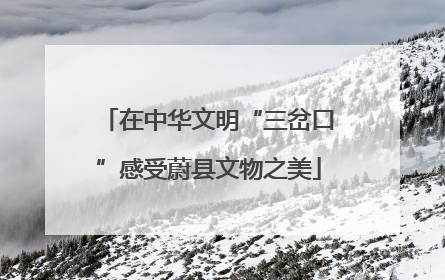 在中华文明“三岔口”感受蔚县文物之美