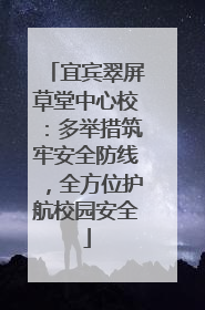 宜宾翠屏草堂中心校：多举措筑牢安全防线，全方位护航校园安全