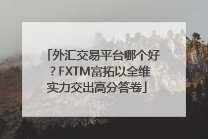 外汇交易平台哪个好？FXTM富拓以全维实力交出高分答卷