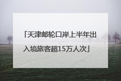 天津邮轮口岸上半年出入境旅客超15万人次