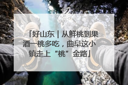 好山东｜从鲜桃到果酒一桃多吃，曲阜这小镇走上“桃”金路