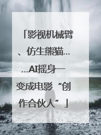影视机械臂、仿生熊猫……AI摇身一变成电影“创作合伙人”