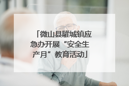 微山县驩城镇应急办开展“安全生产月”教育活动