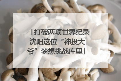 打破两项世界纪录 沈阳这位“神投大爷”梦想挑战库里