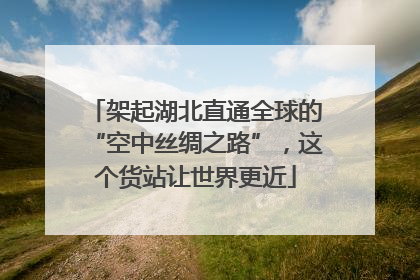 架起湖北直通全球的“空中丝绸之路”，这个货站让世界更近