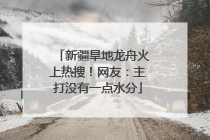 新疆旱地龙舟火上热搜！网友：主打没有一点水分