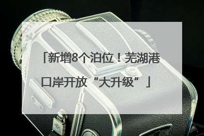 新增8个泊位！芜湖港口岸开放“大升级”