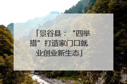 景谷县：“四举措”打造家门口就业创业新生态