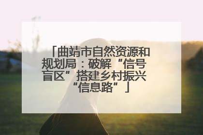 曲靖市自然资源和规划局：破解“信号盲区”搭建乡村振兴“信息路”