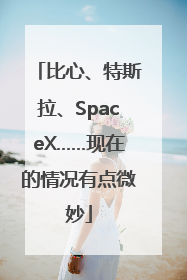 比心、特斯拉、SpaceX……现在的情况有点微妙