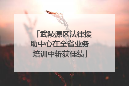 武陵源区法律援助中心在全省业务培训中斩获佳绩