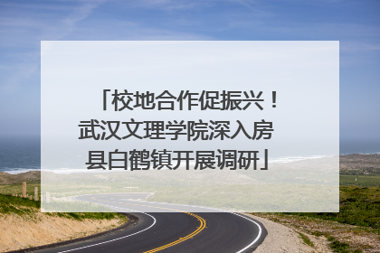校地合作促振兴！武汉文理学院深入房县白鹤镇开展调研