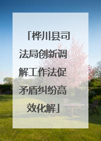 桦川县司法局创新调解工作法促矛盾纠纷高效化解
