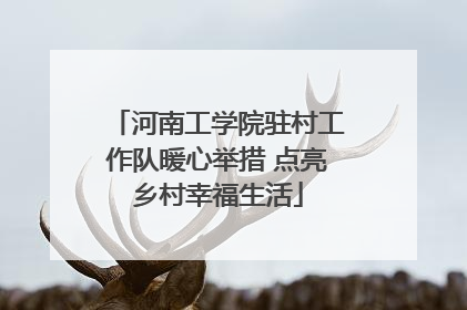 河南工学院驻村工作队暖心举措 点亮乡村幸福生活