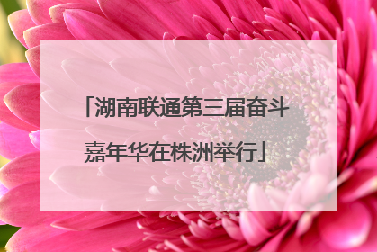 湖南联通第三届奋斗嘉年华在株洲举行