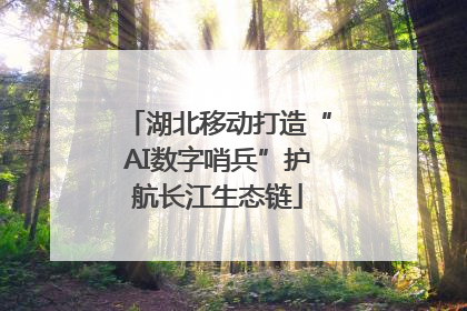 湖北移动打造“AI数字哨兵”护航长江生态链