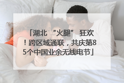 湖北 “火腿” 狂欢！跨区域通联，共庆第85个中国业余无线电节