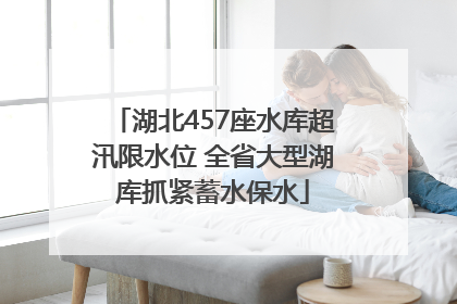 湖北457座水库超汛限水位 全省大型湖库抓紧蓄水保水