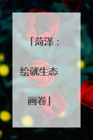 菏泽：绘就生态画卷