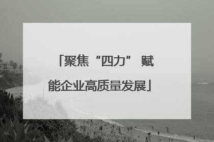 聚焦“四力” 赋能企业高质量发展