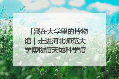 藏在大学里的博物馆｜走进河北师范大学博物馆天地科学馆：在校园里赴一场“宇宙之约”