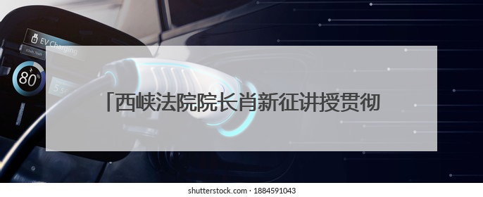 西峡法院院长肖新征讲授贯彻中央八项规定精神专题党课