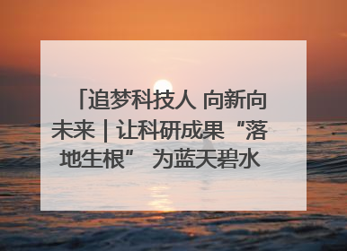 追梦科技人 向新向未来｜让科研成果“落地生根” 为蓝天碧水“保驾护航”